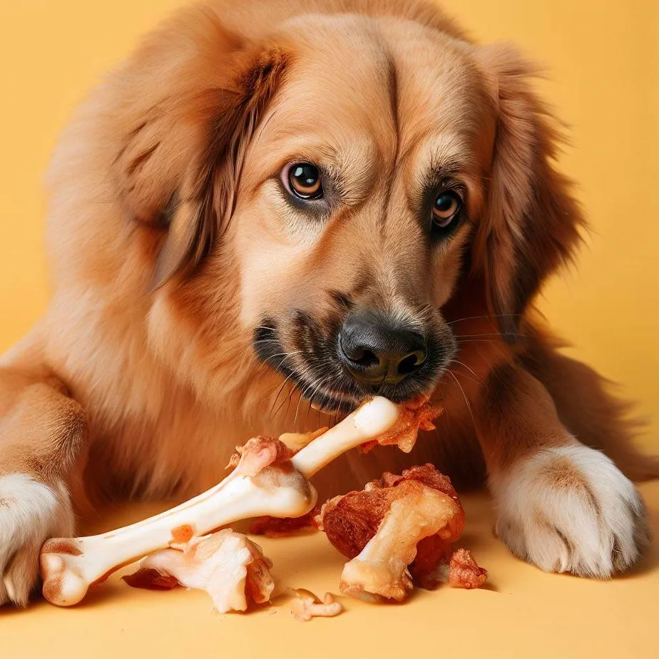 Ce se întâmplă dacă un câine mănâncă oase de pui