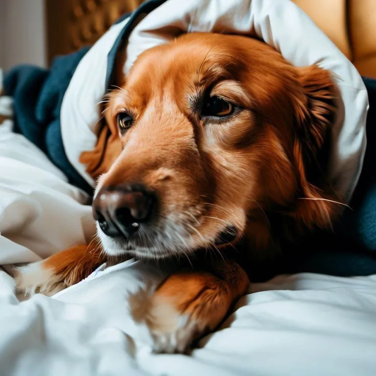 De ce răcăie câinii în pat