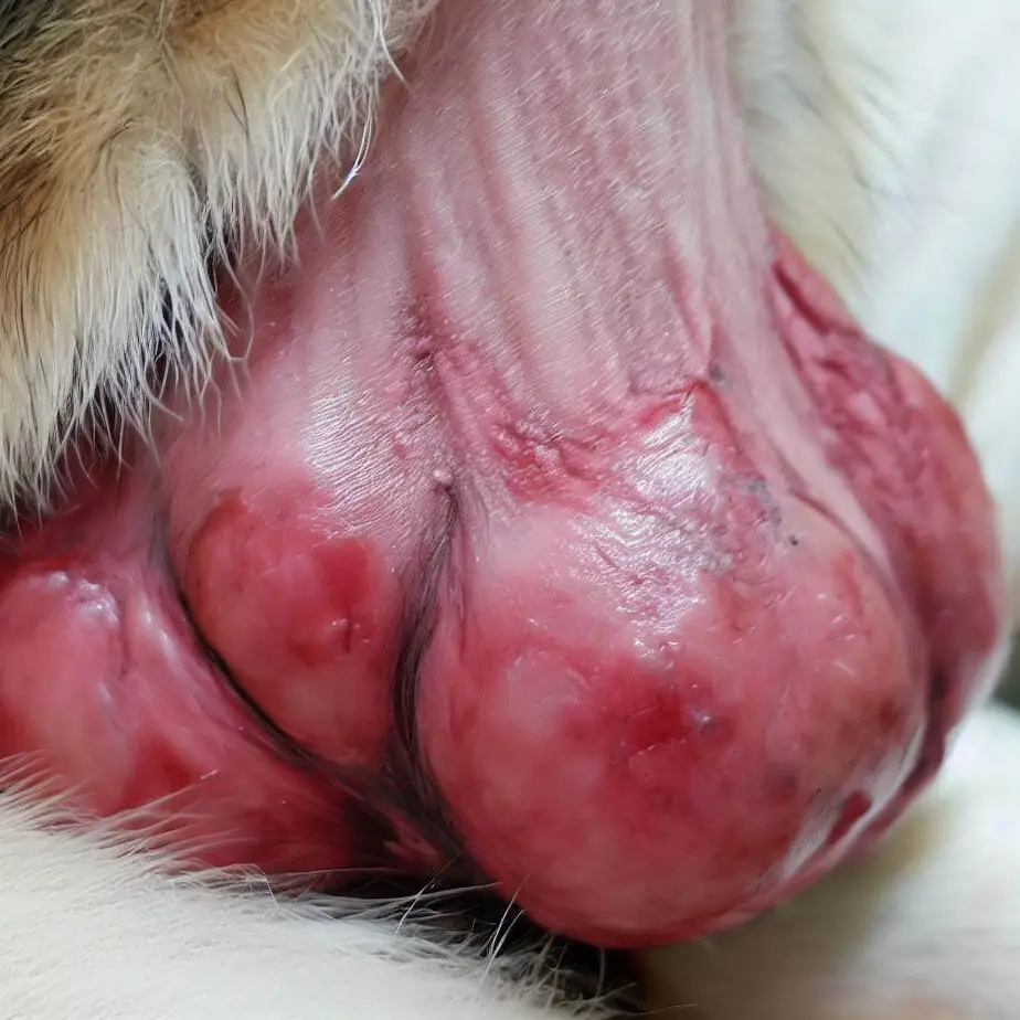 Umflătura după sterilizare câini